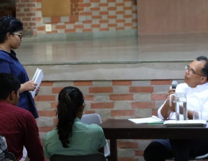 Interactive session with Pallikoodam Students